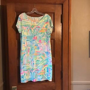 Lilly Pulitzer ColorfuL T-shirt Dress size L